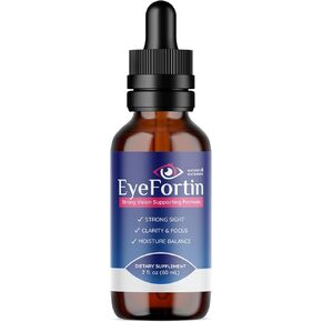 Nature’s NutriWave EyeFortin – Plant-Based Vision Support Supplement with Natural Minerals – 100% Natural, Non-GMO, Easy to Use – Made in The USA,1 Month Supply in Saudi Arabia