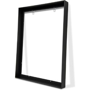 ARTGOW Metal Floating Frame for 20"x24" Canvas Oil Paintings, DIY Canvas Frame with 1.5" Deep, Floater Frames for Canvas Prints Wall Art/Portrait/Landscape Living Room Bedroom Kitchen Decor (Black) in Saudi Arabia