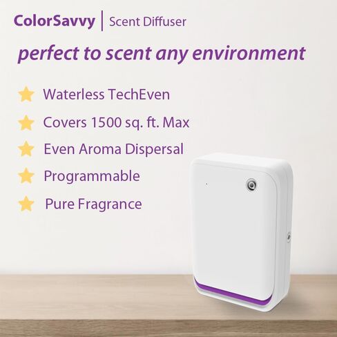 ماكينة هواء ذكية للمنزل، 1500 قدم مربع. موزع روائح الزيوت بدون ماء بتغطية قدم مع تقنية الهواء البارد/بلوتوث، موزع مجموعة الفنادق للغرفة الكبيرة والفندق والمنتجعات الصحية والمكتب والتركيب على الحائط وسطح المكتب in Kuwait