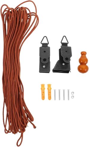 ORFOFE Window Curtain Lift Cord Replacement Kit Roller Shade Cord Repair Set for Blinds with Complete Installation Hardware Compact Size 2.76X1.18X0.98 Inches for Home Window Treatment in Saudi Arabia