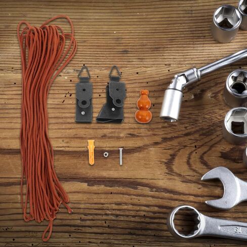 ORFOFE Window Curtain Lift Cord Replacement Kit Roller Shade Cord Repair Set for Blinds with Complete Installation Hardware Compact Size 2.76X1.18X0.98 Inches for Home Window Treatment in Saudi Arabia