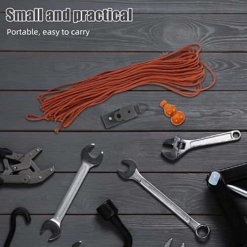 ORFOFE Window Curtain Lift Cord Replacement Kit Roller Shade Cord Repair Set for Blinds with Complete Installation Hardware Compact Size 2.76X1.18X0.98 Inches for Home Window Treatment in Saudi Arabia