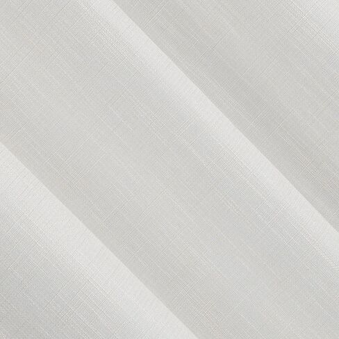 Sun Zero Aldwin Slub Texture Magnetic Closure 100% Blackout Grommet Curtain Panel, 40" x 84", Pearl in Saudi Arabia