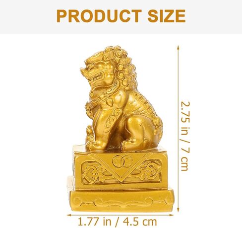 DOITOOL Lion Ornaments Small Lion Figurines Decorative Sculptures for Home D Cor Accents Unique Creative Statue for Living Room Desk Display in Saudi Arabia