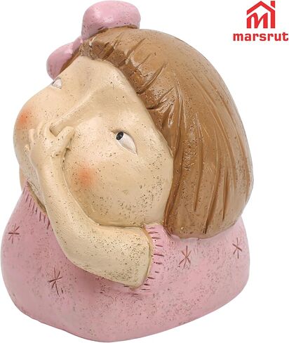 Marsrut Girl Holding Nose Bathroom Statue: Hilarious Restroom Art & Funny Girls Decor Figurines and Sculptures, Quirky Whimsical Toilet Shelf Sitters for Powder Room, Home & Bathroom Decoration in Saudi Arabia