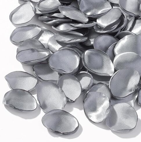 CNYMANY 200pcs بتلات الورد، بتلات زهرة الحرير الشمبانيا الذهبية لحفل الزفاف زهرة فتاة سلة الشمبانيا بتلات الورد السائبة للممر الجدول المركزية زينة دش الزفاف حزب الاقتراح in Kuwait