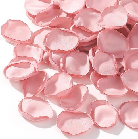 CNYMANY 200pcs بتلات الورد، بتلات زهرة الحرير الشمبانيا الذهبية لحفل الزفاف زهرة فتاة سلة الشمبانيا بتلات الورد السائبة للممر الجدول المركزية زينة دش الزفاف حزب الاقتراح in Kuwait