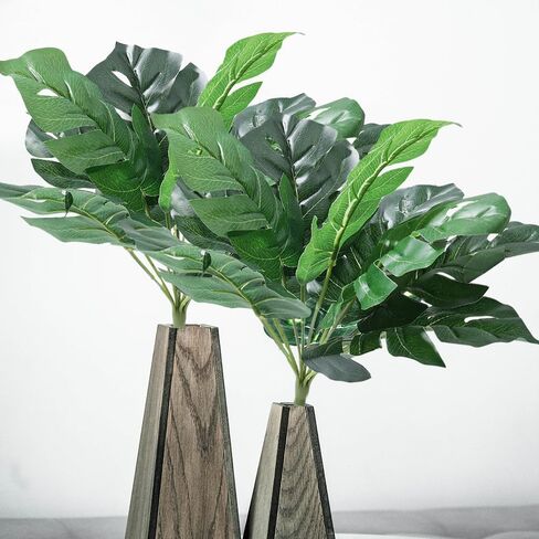 9 Head Artificial Plant GreenTurtle Backed Leaf DIY Fake Wreath Leaves Home Party Wedding Office Table Decoration Supplies in Saudi Arabia