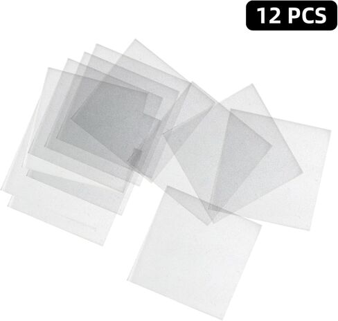 12 Pack Translucent Eye Patches for Glasses Wearers, Reusable Amblyopia and Strabismus Cover for Lazy Eye Correction and Post-Op Recovery After Eye Surgery Recovery (White) in Saudi Arabia