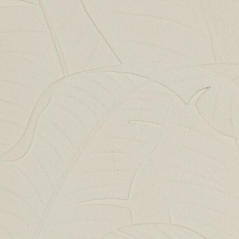 Deco 79 Wood Leaf Home Wall Decor Dimensional Relief Wall Sculpture with Sandstone Texture, Set of 3 Wall Art 16" W, 47" H, Cream in Saudi Arabia