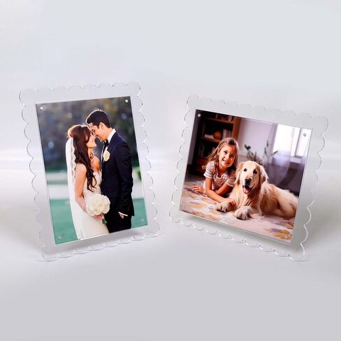 إطار صورة Cuspin مقاس 8 × 10 مكون من قطعتين إطار أكريليك صدفي، إطارات صور أكريليك مغناطيسية صدفية شفافة مقاس 8 × 10 مع فتحات مسند مزدوجة للعرض الرأسي والأفقي in Saudi Arabia