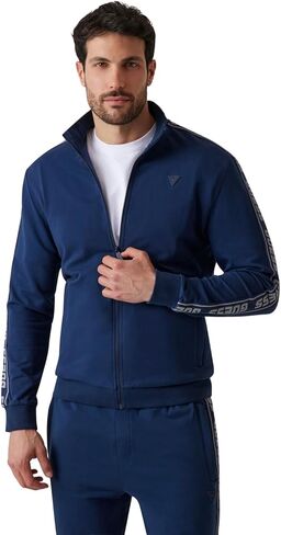 GUESS Men's Full Zip New Arlo Sweatshirt in Kuwait