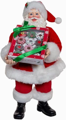 كورت أدلر 10.5 بوصة Fabriché™ Santa مع علبة من الكعك in Saudi Arabia