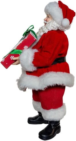 كورت أدلر 10.5 بوصة Fabriché™ Santa مع علبة من الكعك in Saudi Arabia
