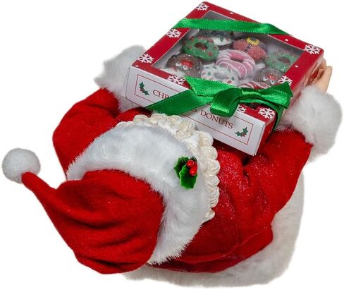 كورت أدلر 10.5 بوصة Fabriché™ Santa مع علبة من الكعك in Saudi Arabia