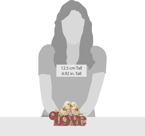 Enesco Jim Shore Heartwood Creek Love Birds Tweethearts Figurine, 4.92 Inch, Multicolor in Saudi Arabia