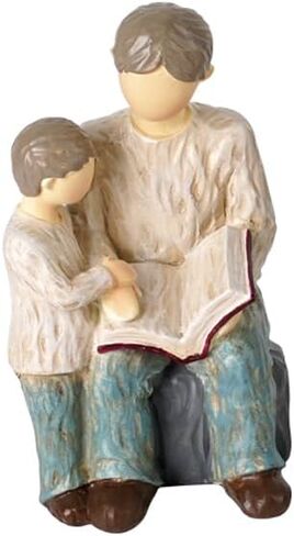 Lsydzh Father and Son Figurine Family Figurine, That's My Dad, Gifts for Father Resin Hand-Painted Figure Home Decor Birthday Fathers Day from Son for Dad in Saudi Arabia