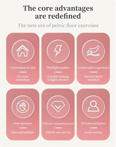 Pelvic Floor Exerciser for Bladder Control, Non-invasive Pelvic Strengthening Training Device for Men & Women, Portable Kegel Device for Home in Saudi Arabia