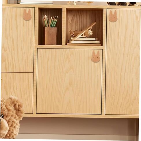 Garneck Shaped Drawer Knob Cute Bunny Cabinet Door Handle for Dressers Easy to Install Solid Knob for Rooms in Saudi Arabia