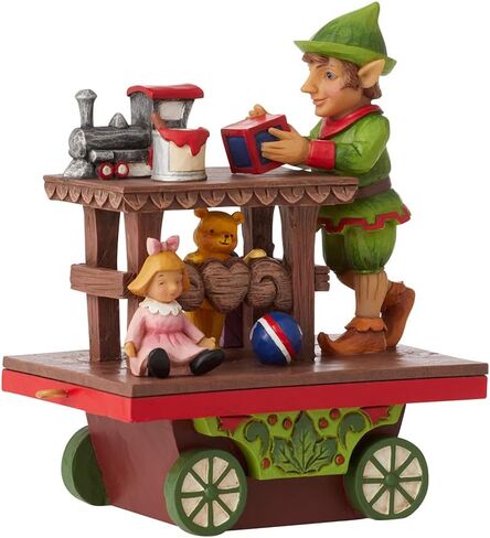 Enesco Jim Shore Heartwood Creek Annuam Train Car Elf with Toys Figurine, 5.125 Inch, Multicolor in Saudi Arabia