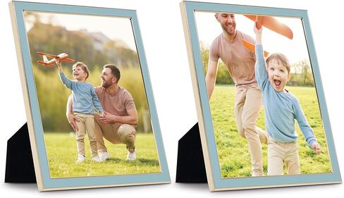 إطار صورة لسطح الطاولة من Sheffield Home - إطار عرض مزخرف بالمينا الحديدي للمنزل أو المكتب، مقاس 5 × 7 بوصة، أبيض in Kuwait