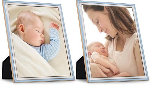 إطار صورة لسطح الطاولة من Sheffield Home - إطار عرض مزخرف بالمينا الحديدي للمنزل أو المكتب، مقاس 5 × 7 بوصة، أبيض in Saudi Arabia