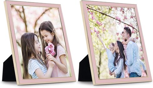 إطار صورة لسطح الطاولة من Sheffield Home - إطار عرض مزخرف بالمينا الحديدي للمنزل أو المكتب، مقاس 5 × 7 بوصة، أبيض in Saudi Arabia