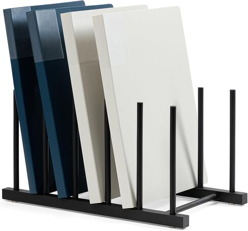HBLIFE DESK FILE Organizer 5 Section Five File Sarter ، 1 Pack Bamboo File Home for Home ، Office & School in Kuwait