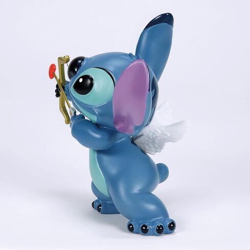 Enesco Disney Showcase Lilo and Stitch Valentine's Day Cupid Figurine, 5 Inch, Multicolor in Saudi Arabia