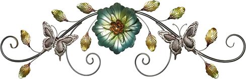 Touch of Class Sophie Butterfly and Floral Scrolling Metal Wall Art in Saudi Arabia