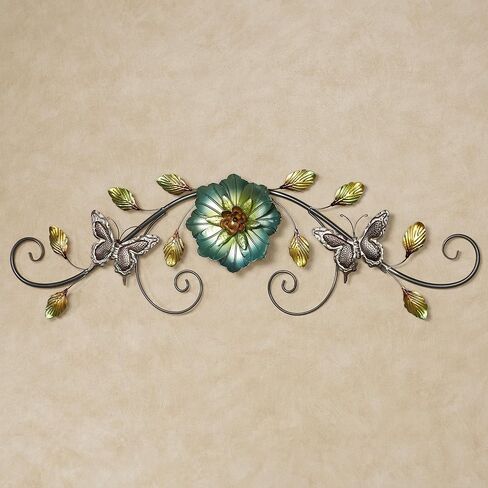 Touch of Class Sophie Butterfly and Floral Scrolling Metal Wall Art in Saudi Arabia