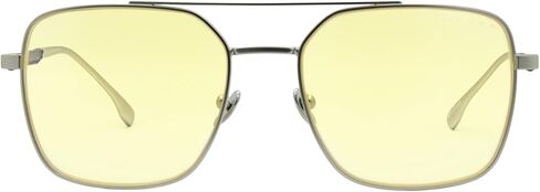 GUNNAR Gaming Glasses - Witcher White Wolf Steel Umber Amber Lens - Blue Light Blocking Relieve Dry Eye in Saudi Arabia