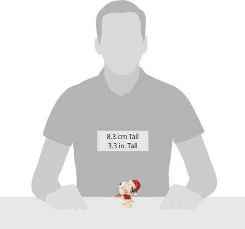 Enesco Peanuts by Jim Shore Snoopy Santa with Milk and Cookies Miniature Figurine, 3.3 Inch, Multicolor in Saudi Arabia