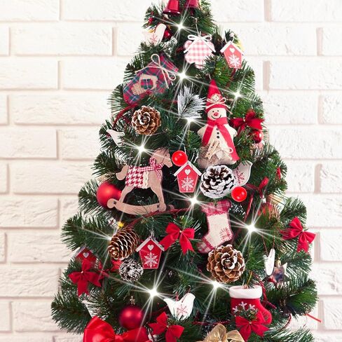 Christmas Pine Cones Pine Branch Berry Set, Snow Pinecones for Table Centerpieces Winter Home Decor Christmas Decoration in Saudi Arabia