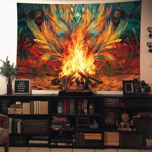 Richldeas 60x44inchs Bohemian Tapestry Tribal Art Tapestries Desert Tapestry Desert Flames for Living Room Bedroom Dorm RITAYW064 in Saudi Arabia