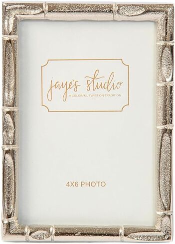 إطار صور Jaye's Studio مقاس 5 × 7 من الخيزران الذهبي، إطارات معدنية حامل حامل فريد من نوعه، صورة ذهبية مقاس 5 × 7، عرض عمودي وأفقي، ديكور بوهو فاخر من الخيزران in Saudi Arabia