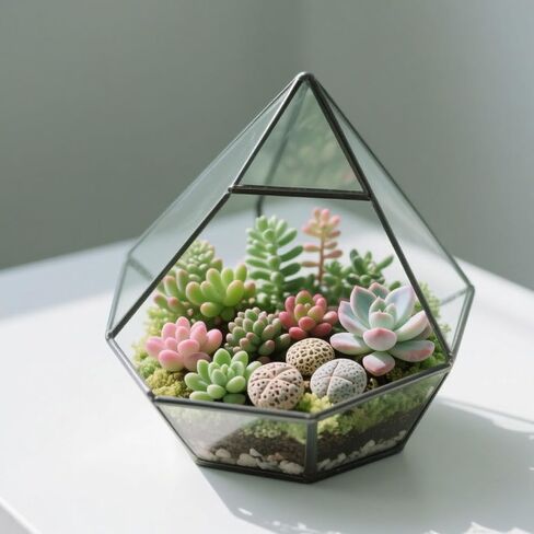 Artificial Succulent Plants, 3 Pack Small Fake Plants Faux Succulents Plant Unpotted for Home Garden Decoration DIY (A) in Saudi Arabia