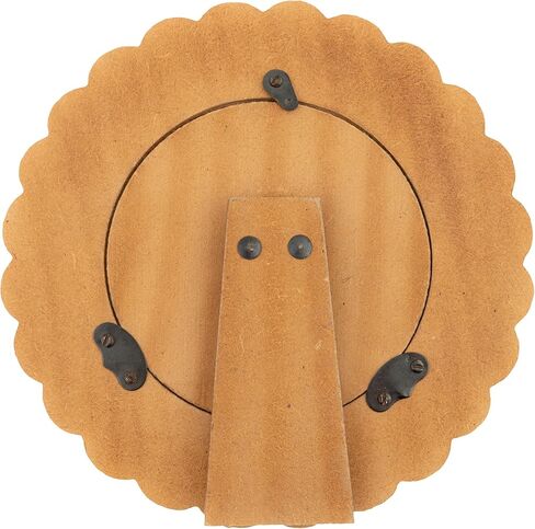 Karma, Natural Bone Picture Frame Round, 4x4 Photo Frame for Tabletop Desktop Display, Cream Floral in Saudi Arabia