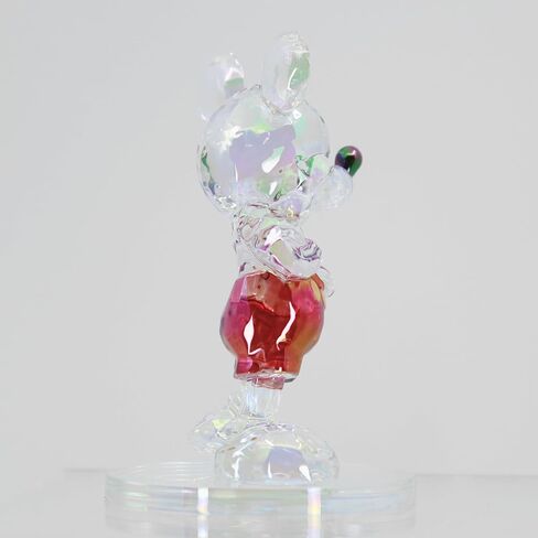 Enesco FACETS Disney Mickey Mouse Standing with Arms Folded Iridescent Figurine, 3.75 Inch, Multicolor in Saudi Arabia