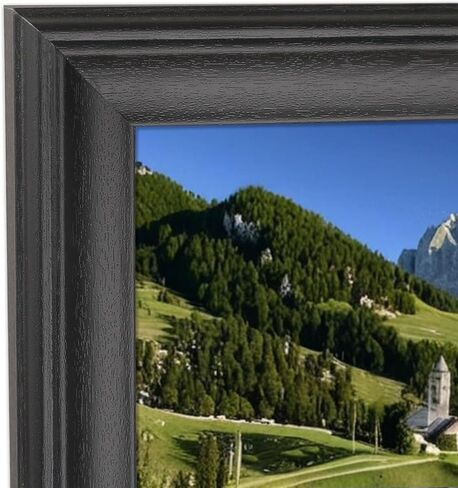 إطار صورة ASXBMIJO مقاس 16 × 36 بوصة من الخشب الصلب باللون الأسود، مناسب لإطار الصور البانورامية/الملصقات/اللوحة/الصور الجماعية/الألغاز (A23B1636) ﻿ in Saudi Arabia