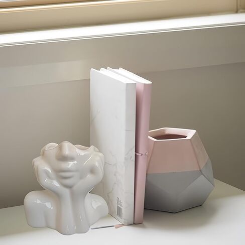White Face Vase Unique Ceramic Vase for Home Decor in Saudi Arabia