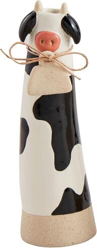 Mud Pie Farm Stem Vase, Cow, 9.15" x 2.25" in Saudi Arabia