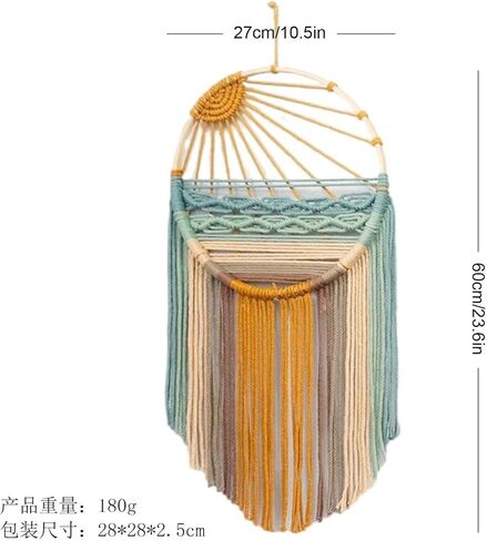 SlenyuBridal Sun Wall Decor Dream Catcher - Macrame Wall Hanging Sunrise Wall Art Boho Dreamcatchers Woven Tapestry, Rustic Colorful Room Decor for Bedroom Living Room Nursery (Sunrise) Purple in Saudi Arabia
