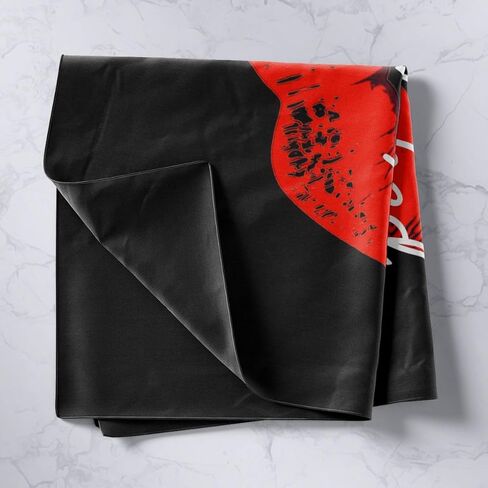 Sexy Red Lips Wall Hanging Get Naked Wall Blanket for Couple Lover Men Women Funny Quotes Tapestry Modern Fashion Stylish Black Red White Wall Art Decor for Bedroom Living Room Decor, Large 59x82 in Saudi Arabia