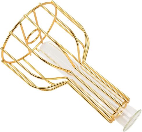Modern Metal Flower Vase with Glass Tubes, Golden Decorative Vase for Home Office Living Room Bedroom Boho Style Centerpiece in Saudi Arabia