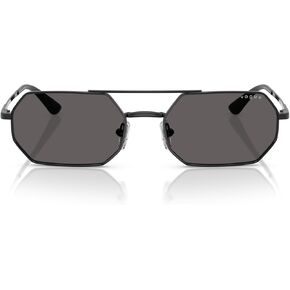 Vogue Eyewear Women's VO4329S Octagonal Sunglasses, Rose Gold/Dark Green Polarized, 55 mm in Kuwait