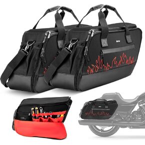 أكياس بطانة سرج دراجة نارية موفون مع جيوب الأدوات أكياس سرج صلبة إدراج متوافق مع هارلي جول in Kuwait