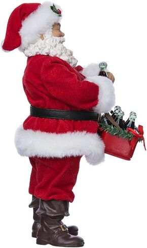 Kurt Adler Santa Opening Coke Table Piece, 10" in Saudi Arabia