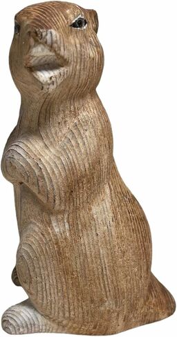 YEEYAYA Wood Sculpture Home Decor Wood Statue Wood Figurines Room Decor Hand Carved Wild Animals (Polar Bears Sleep) in Saudi Arabia