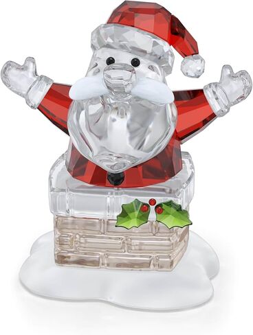 Swarovski Holiday Cheers Santa Claus and Chimney in Kuwait
